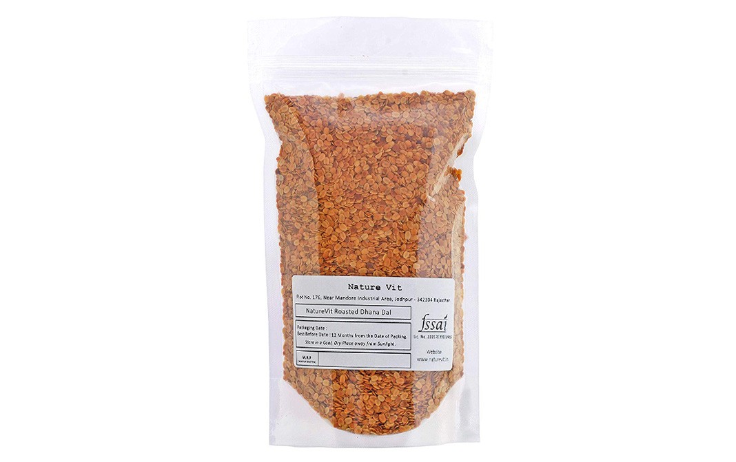 Nature Vit Roasted Dhana Dal    Pack  400 grams